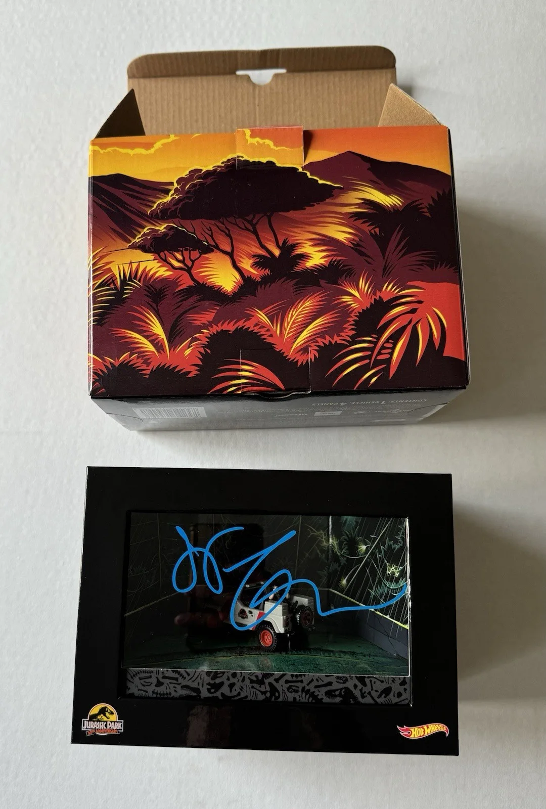 jeff goldblum — Jeff Goldblum Signed 2024 sdcc jurassic park exclusive Hot Wheels SWAU COA