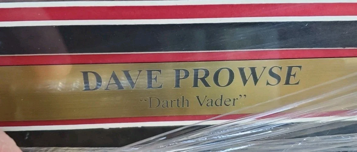 Dave Prowse — NICE FRAMED & MATTED Dave Prowse "Darth Vader" 8x10 Photo Autographed JSA, image 4