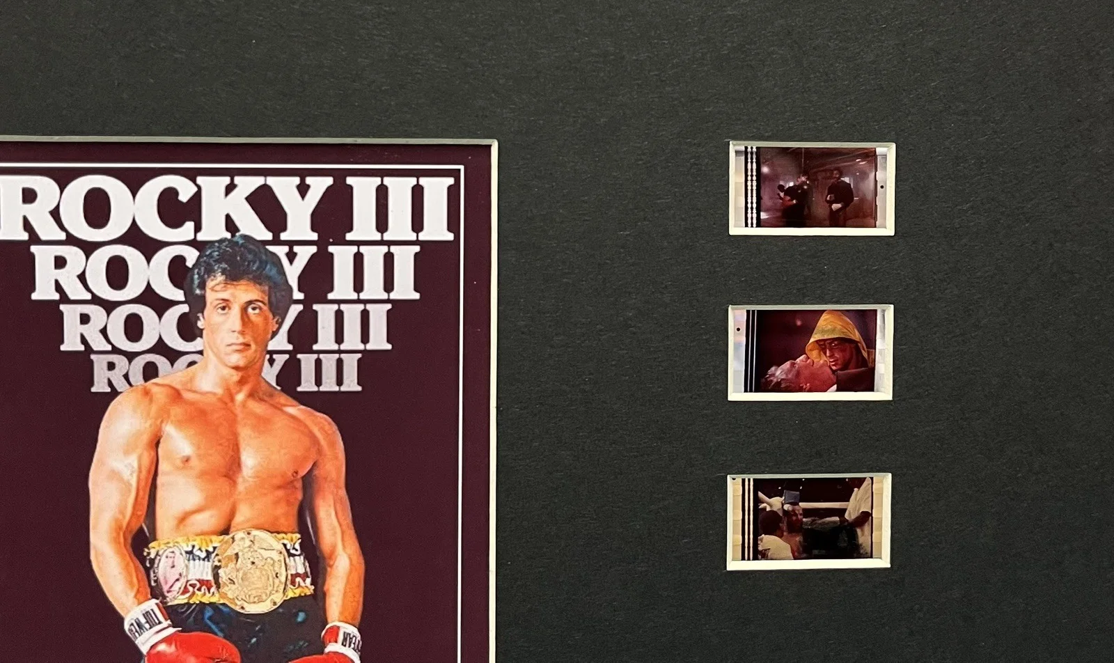 ROCKY 3. 35mm Film Cell MOUNTED DISPLAY, image 2