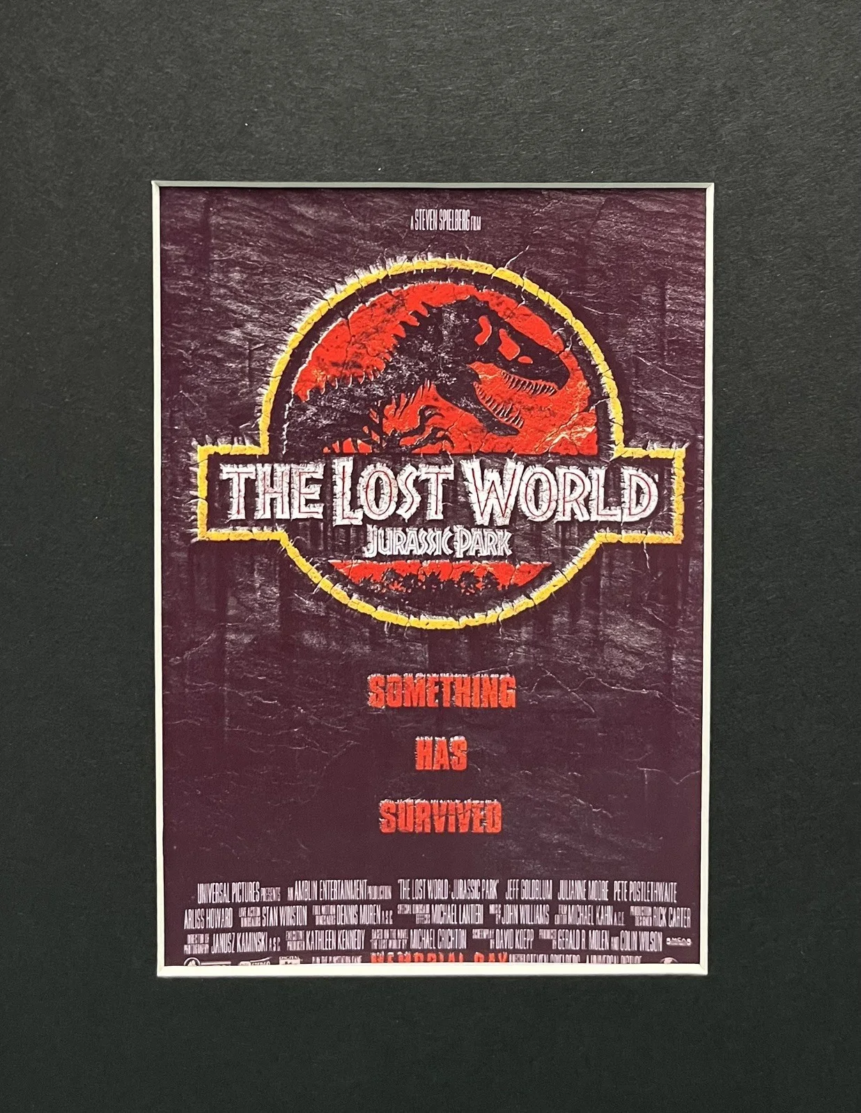 Jurassic Park. The Lost World. . 35mm Film Cell Mounted Display, изображение 2