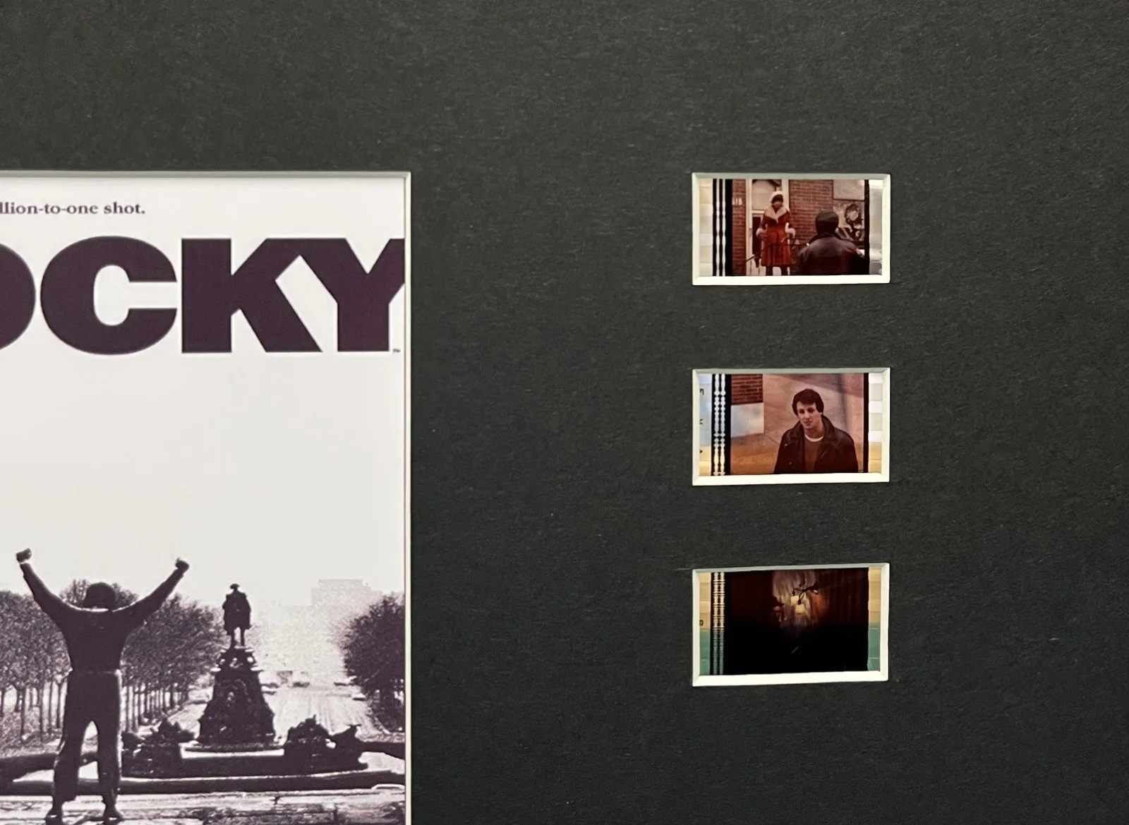ROCKY 35mm Film Cell MOUNTED DISPLAY, image 2