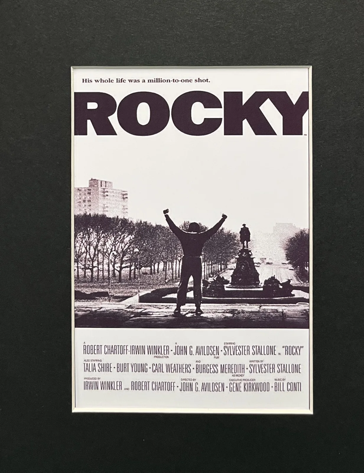 ROCKY 35mm Film Cell MOUNTED DISPLAY, image 3