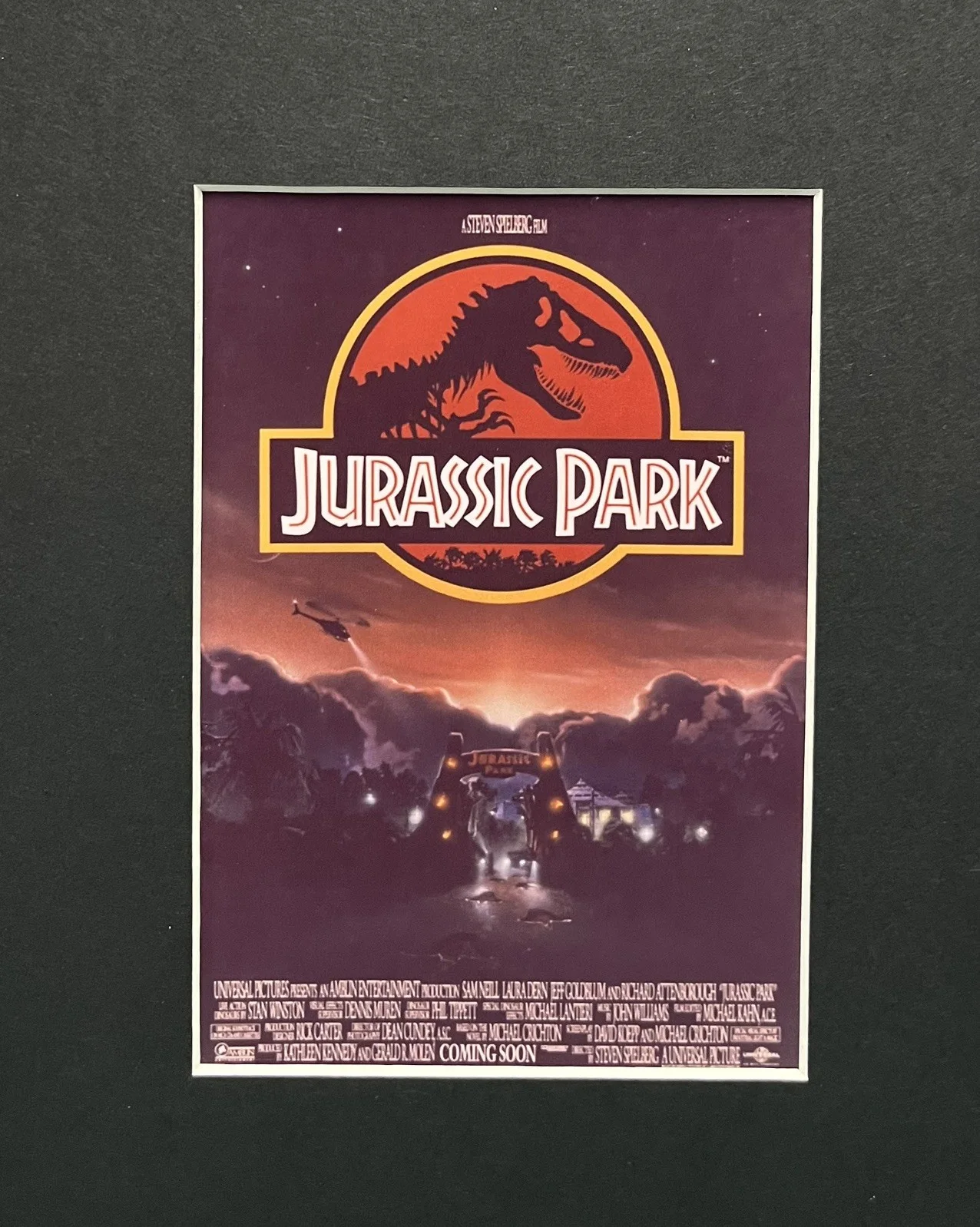 Jurassic Park. 35mm Film Cell Mounted Display, изображение 3