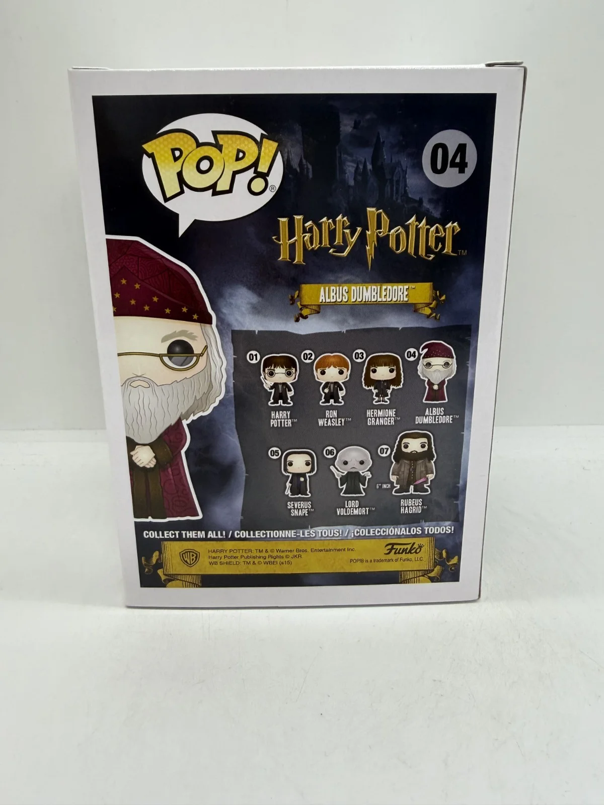 john lithgow — John Lithgow Signed Harry Potter Albus Dumbledore Funko Pop #04 SWAU, image 3