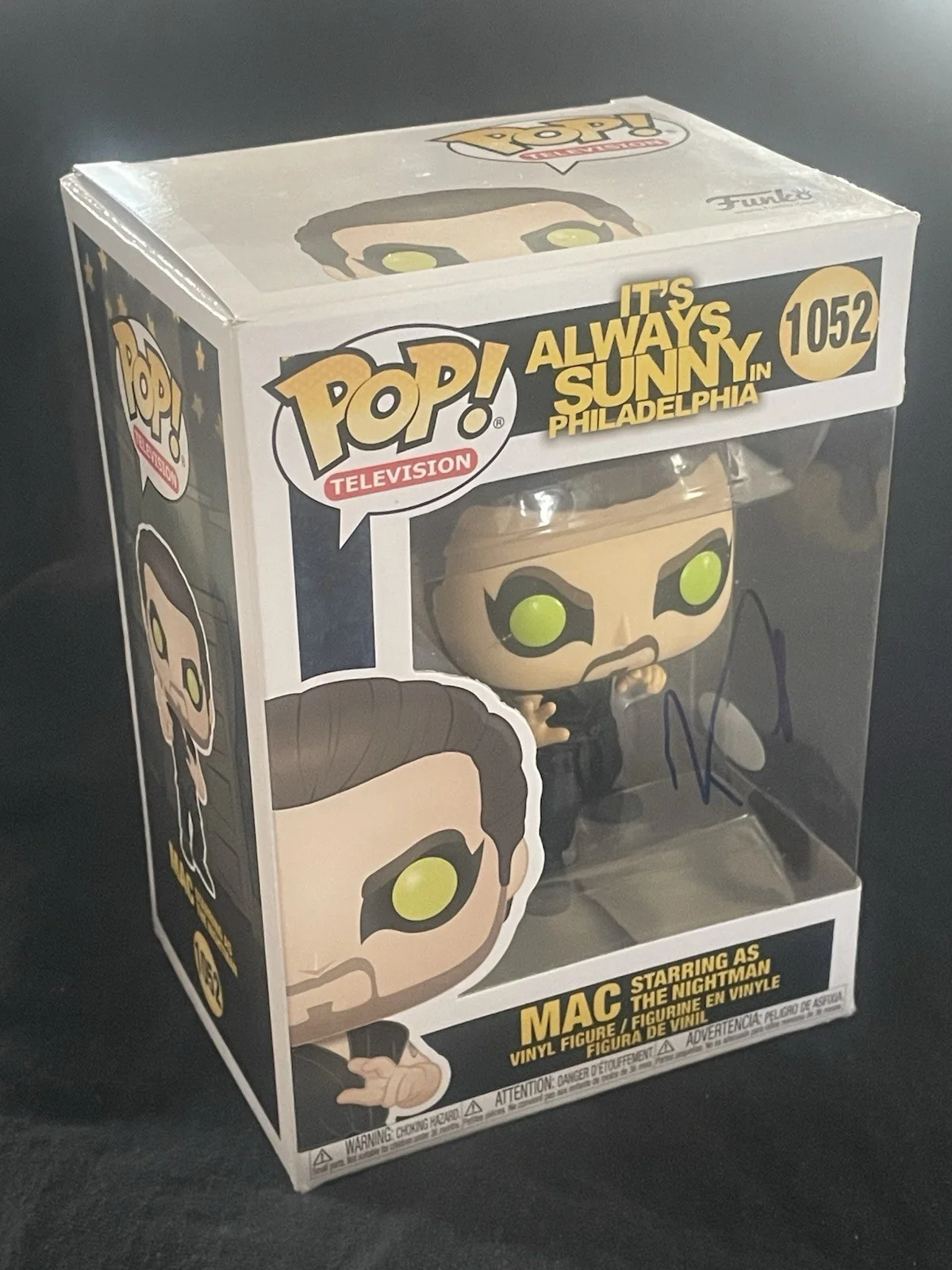 Rob McElhenney Signed Mac Funko POP JSA COA Autographed Always Sunny #1052, image 4