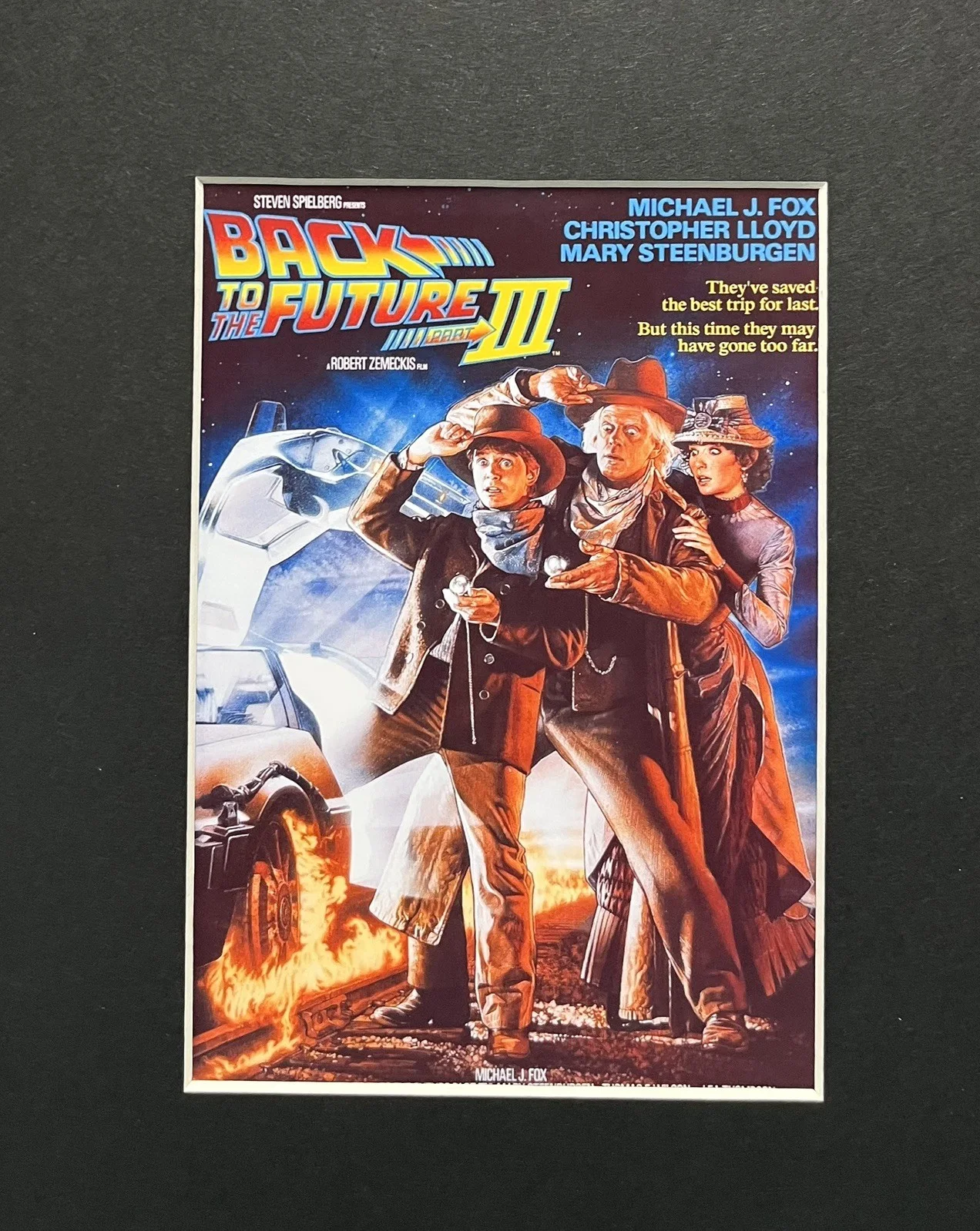 Back to the Future . 3. . 35mm Film Cell MOUNTED Display, image 3