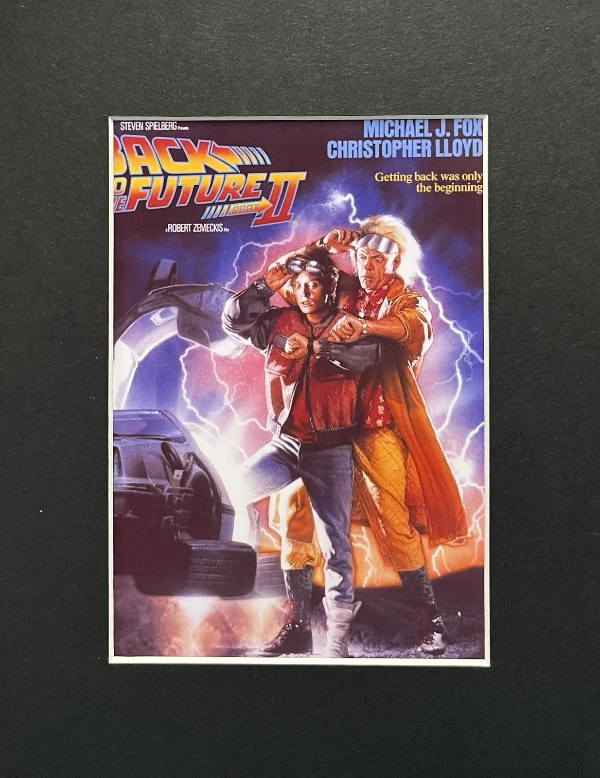 BACK TO THE FUTURE 2 . 35mm Film Cell MOUNTED Display, image 2