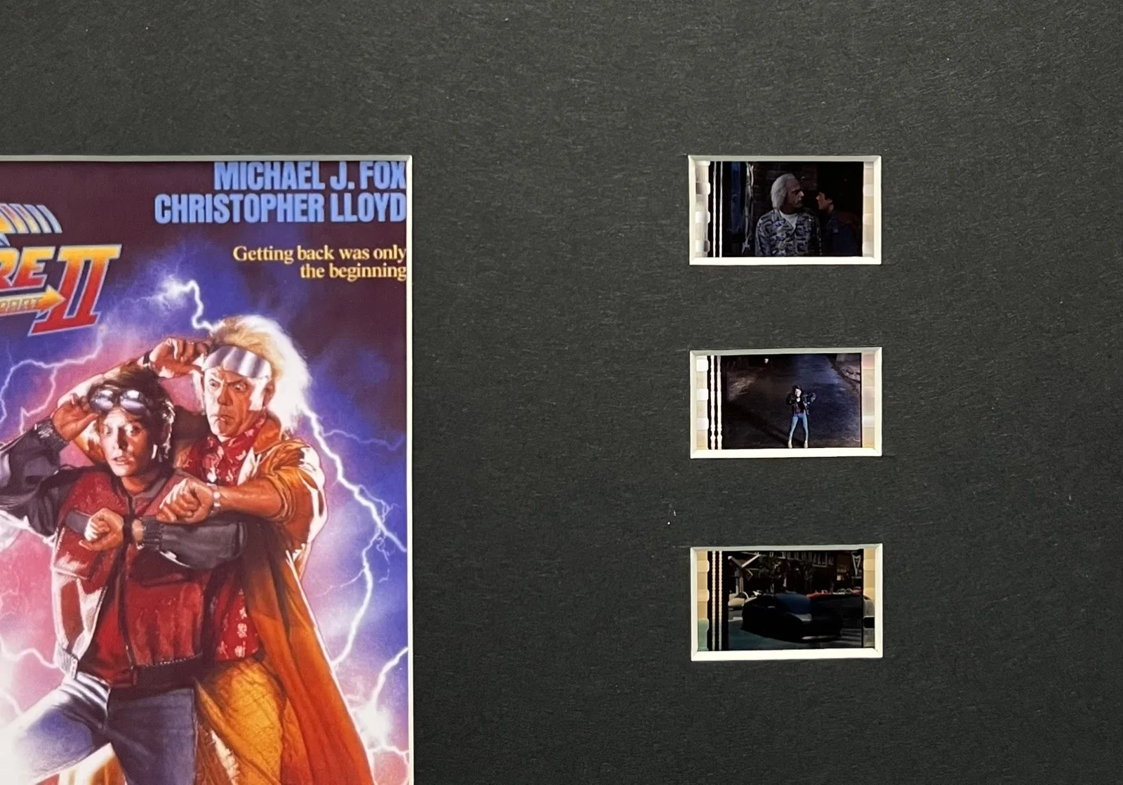 BACK TO THE FUTURE 2 . 35mm Film Cell MOUNTED Display, image 3