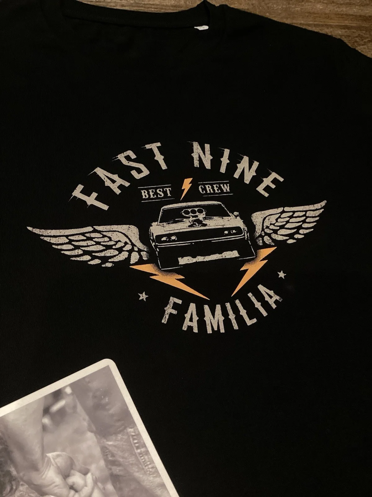 F9 Fast & The Furious 9 2021 Cast & Crew Set VIN DIESEL Gift Given T-Shirt sz M, изображение 3
