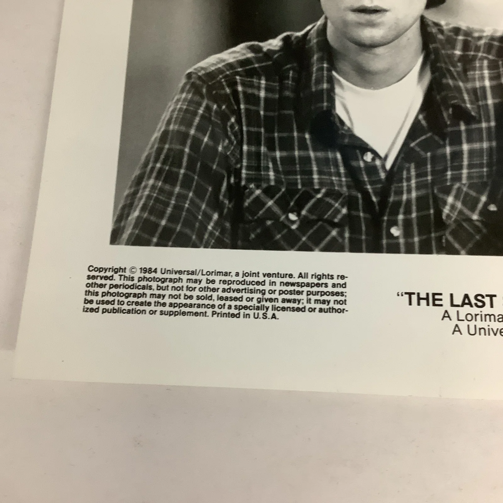 The Last Starfighther Bw 8x10 Press Photo (Not Autographed), image 2