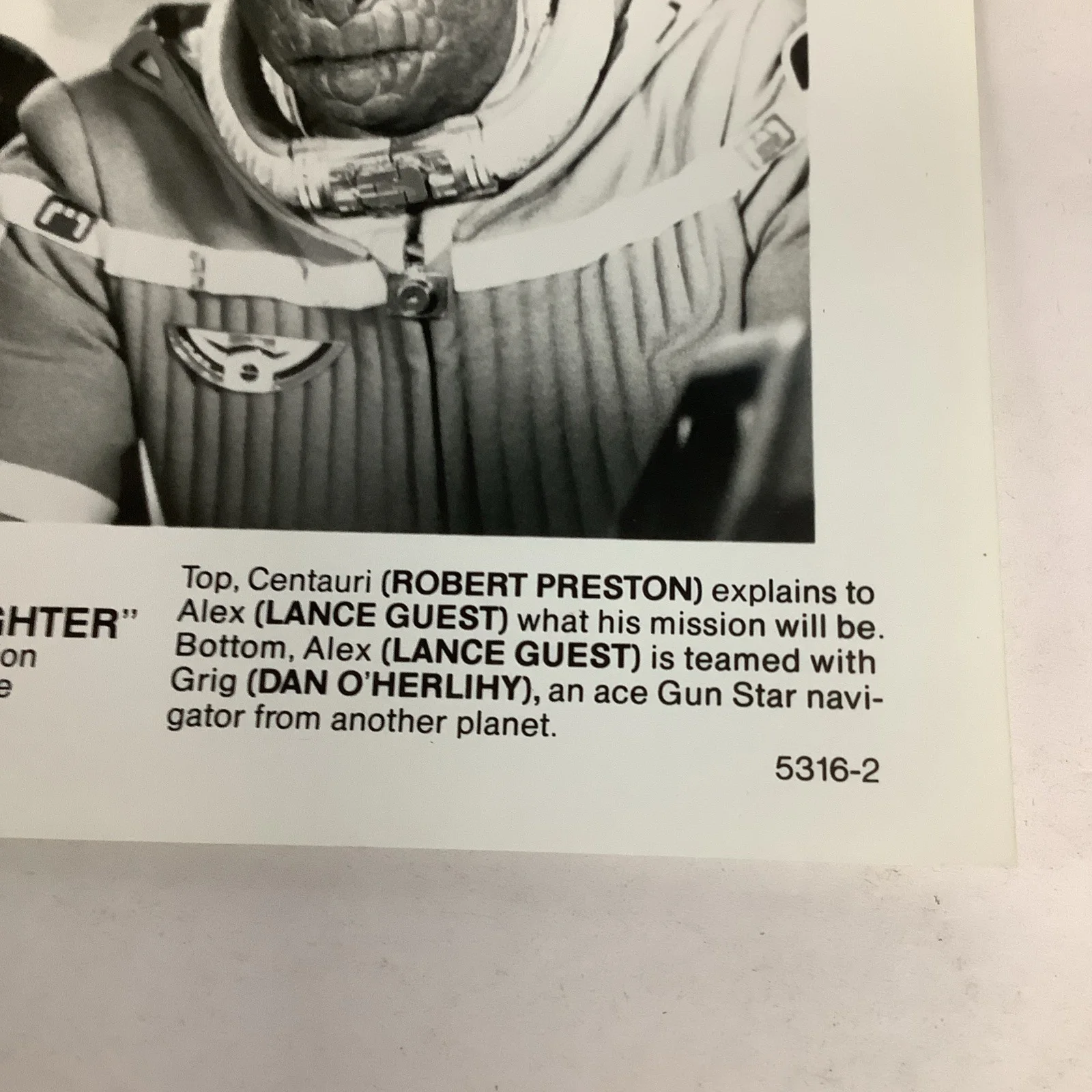 The Last Starfighther Bw 8x10 Press Photo (Not Autographed), image 4