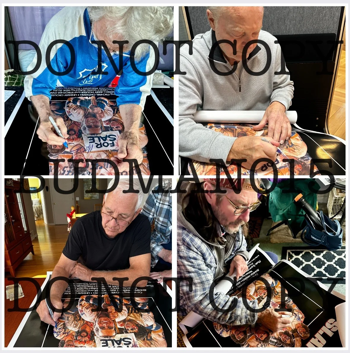 Slap Shot Movie Poster 27x39 Signed By 10 Charlestown Chiefs Hansons Braden BAS, изображение 2