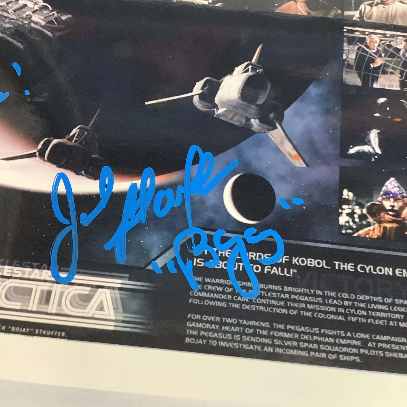 Original Tv Series Battlestar Galactica Gamoray Ascendant Episode Autograph ?, image 3