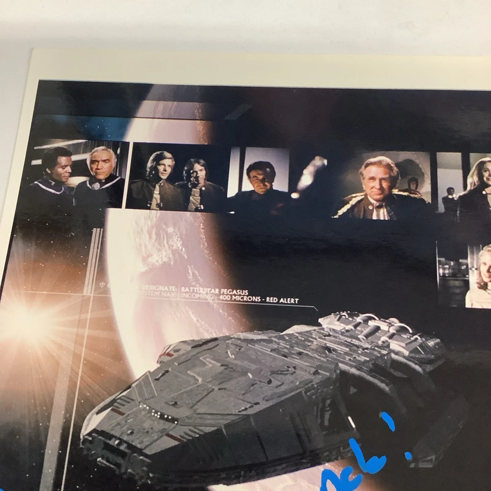 Original Tv Series Battlestar Galactica Gamoray Ascendant Episode Autograph ?, image 4