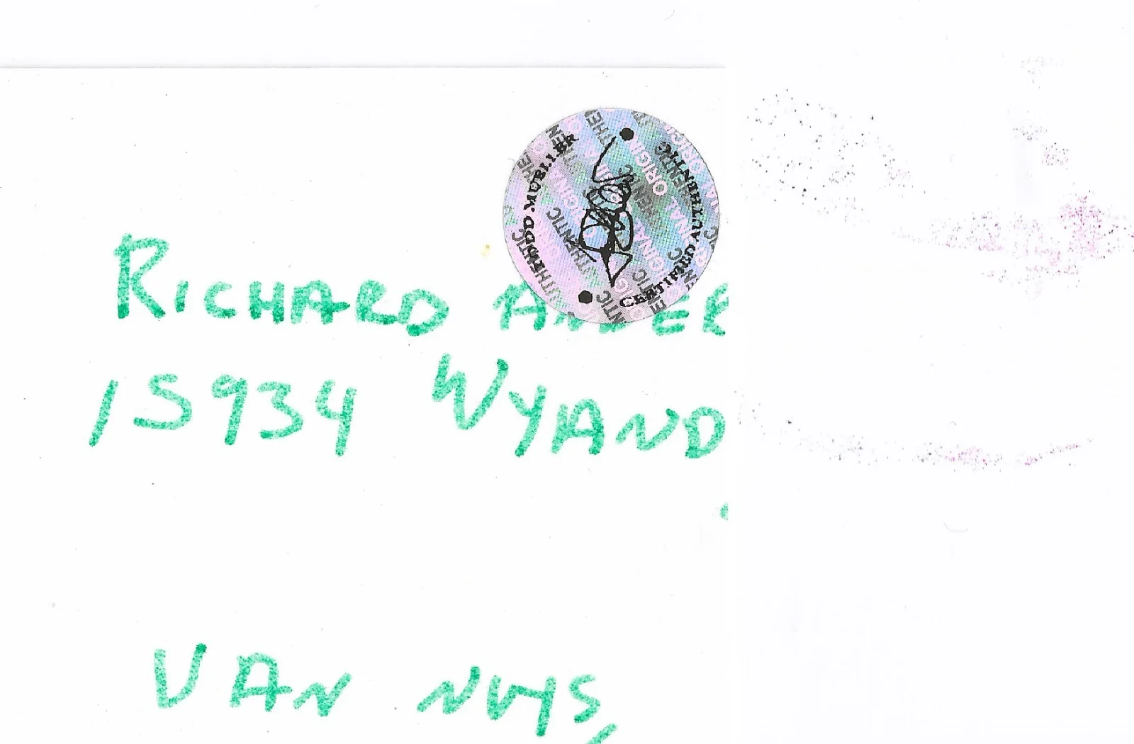 Marlene Dietrich — Marlene Dietrich signed postcard TWO COAs TOUCH OF EVIL , Judgment at Nuremberg, image 3