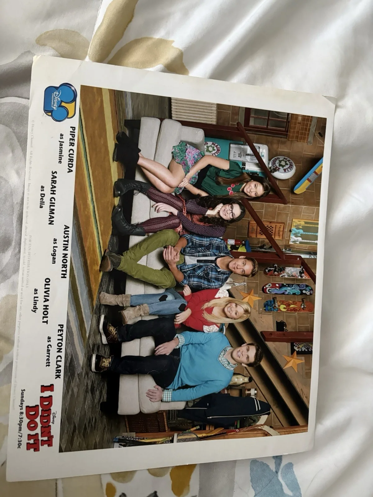 I Didn’t Do It FULL CAST SIGNED Photo – Disney Channel Autographs, изображение 2