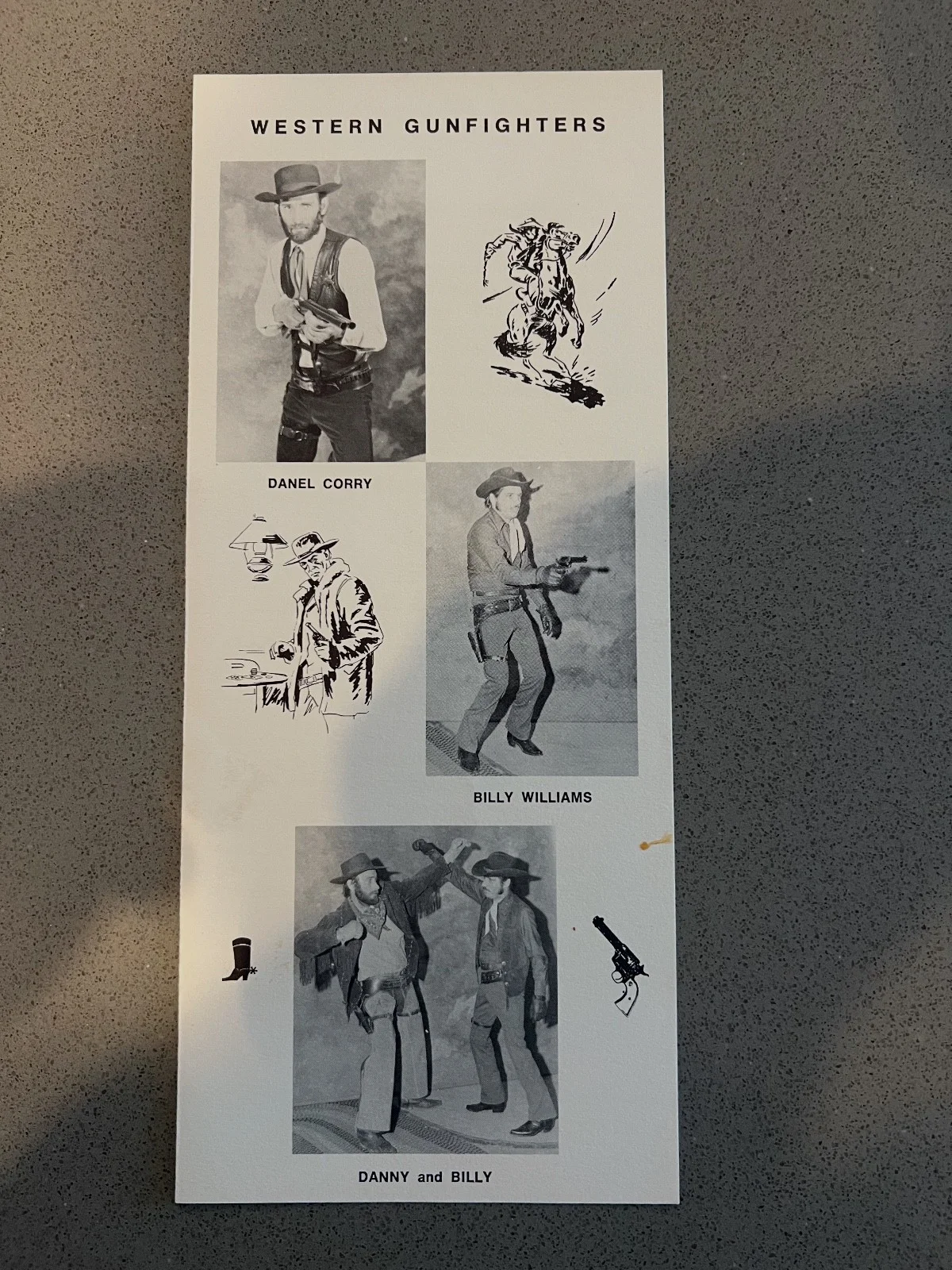 Vintage Signed Western Gunfighter Photo Lot – Autographs – Cowboy Memorabilia, изображение 5