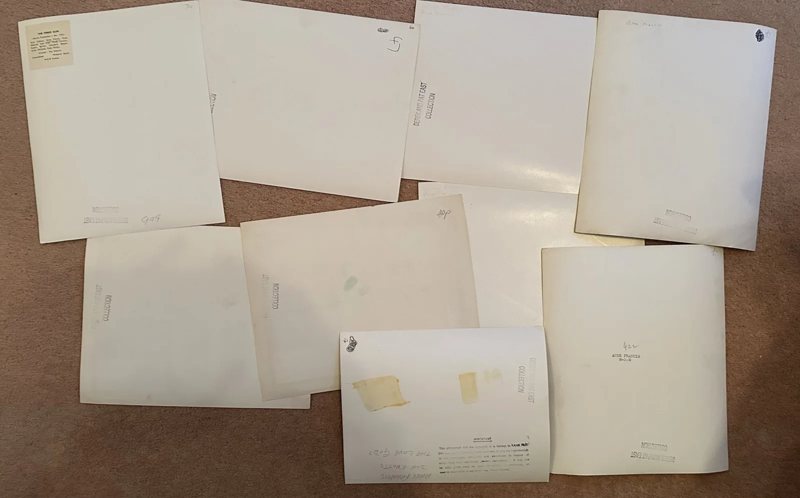 ANNE FRANCIS Lot Of 9 Photos Lobbys More Dead Than Alive Clint Walker/Satan Bug, изображение 4