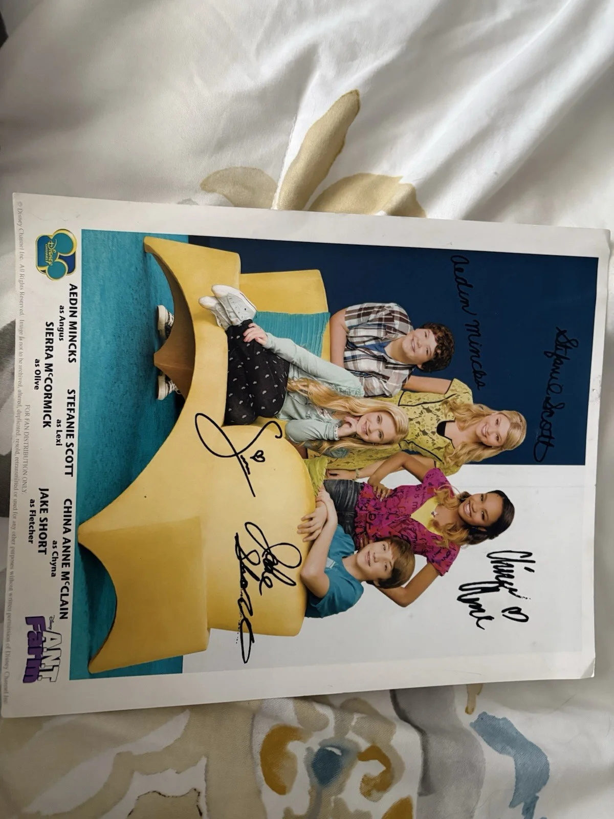 A.N.T. Farm FULL CAST SIGNED Photo – Disney Channel Autographs, изображение 2
