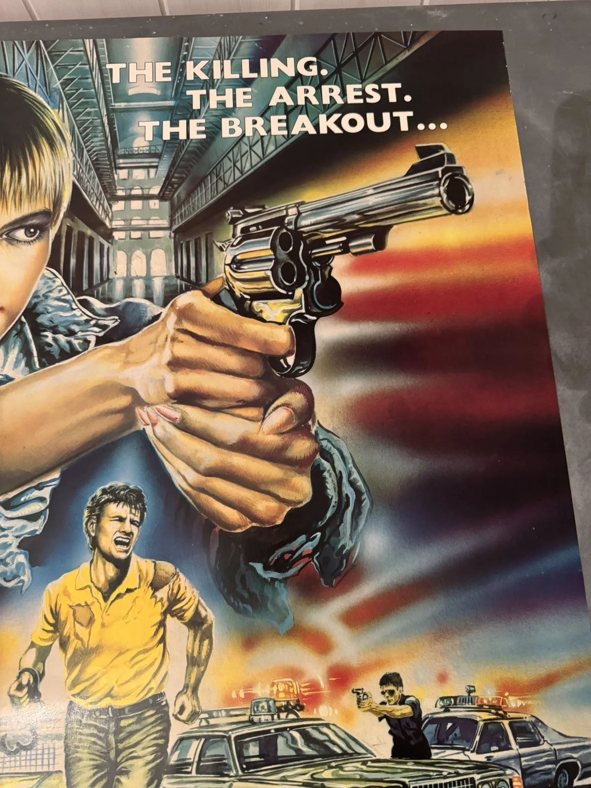 Hard Choices Original Video Shop VHS Poster 1984 Rare, image 2