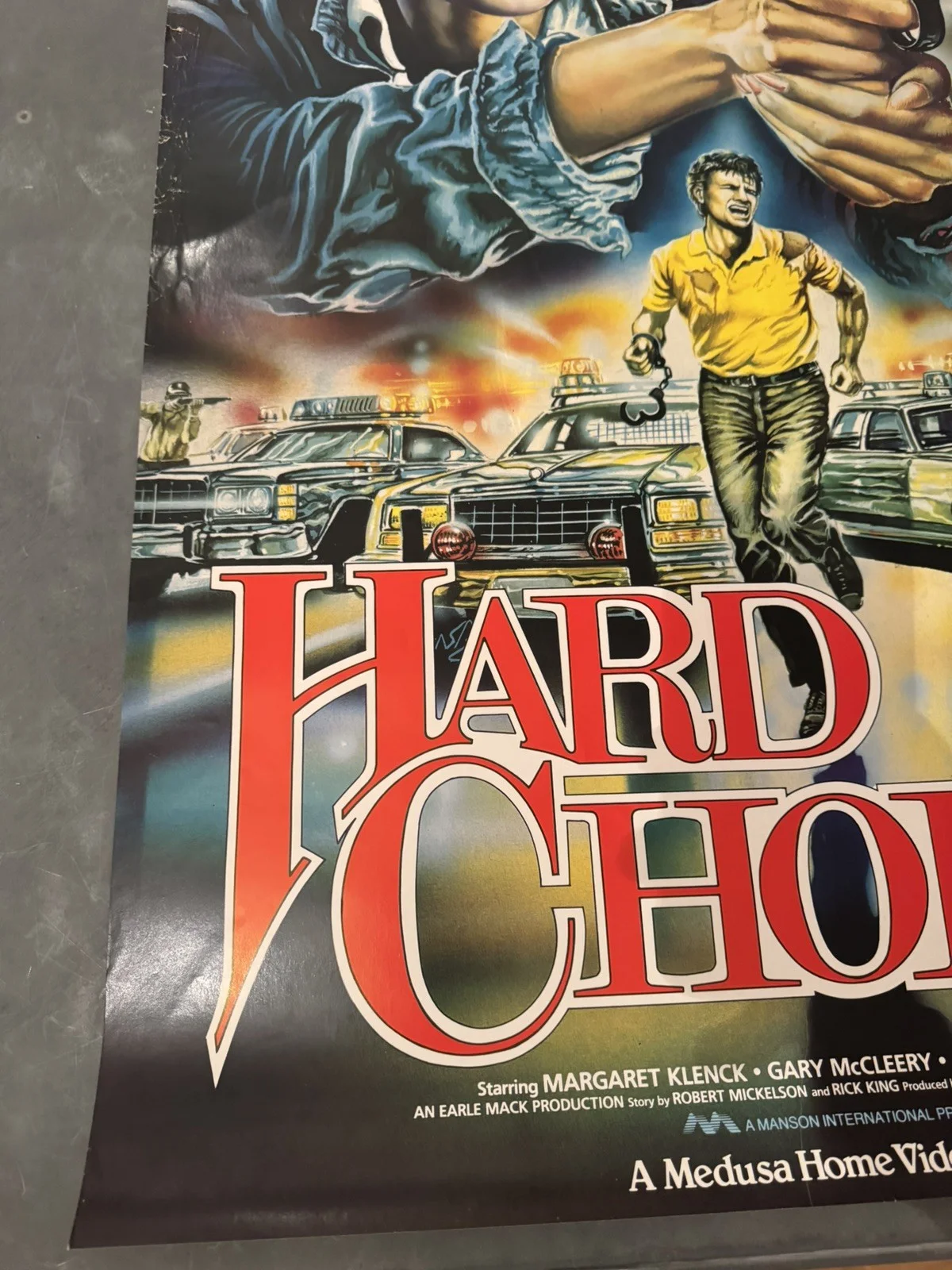 Hard Choices Original Video Shop VHS Poster 1984 Rare, image 4