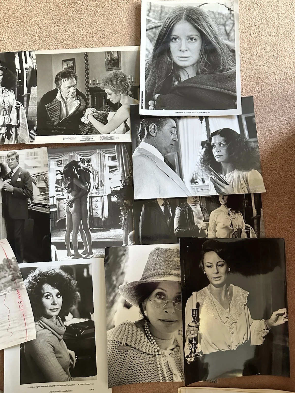 SARAH MILES : COLLECTION OF 15 PHOTOGRAPHS OLIVER REED/KRISTOFFERSON/ROB MITCHUM, изображение 4