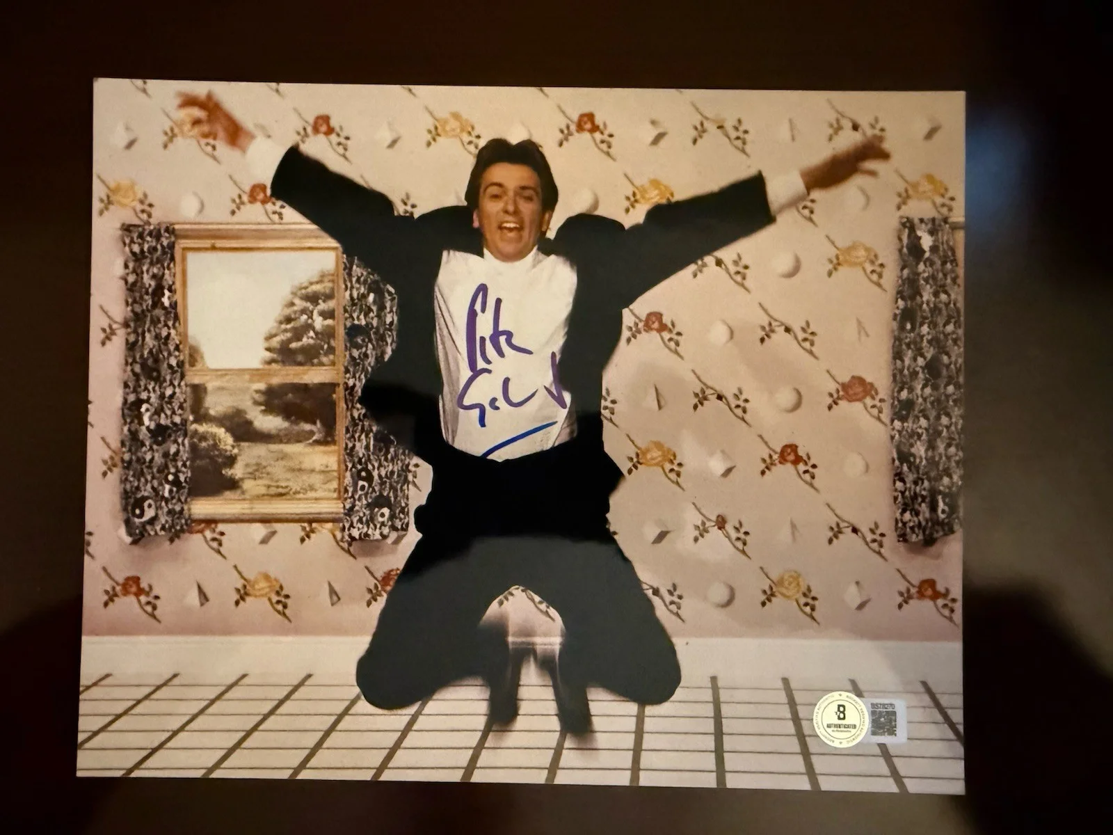 Rare Peter Gabriel Hand Signed 10x8 Autographed Beckett BAS COA Rock Legend, image 2