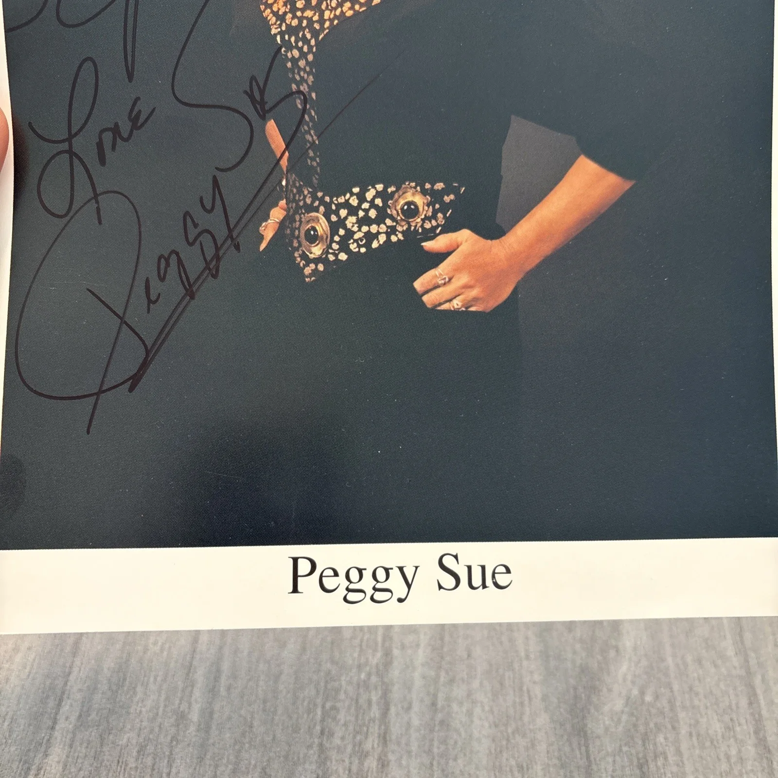 Peggy Sue signed autographed photo Sue Wright Country Singer Memorabilia Music, изображение 4