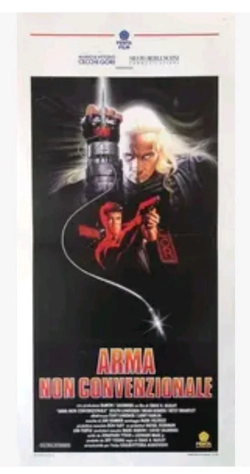 Arma Non Convenzionale Italian Original Movie Poster Cinema. 1990 Rolled, изображение 2