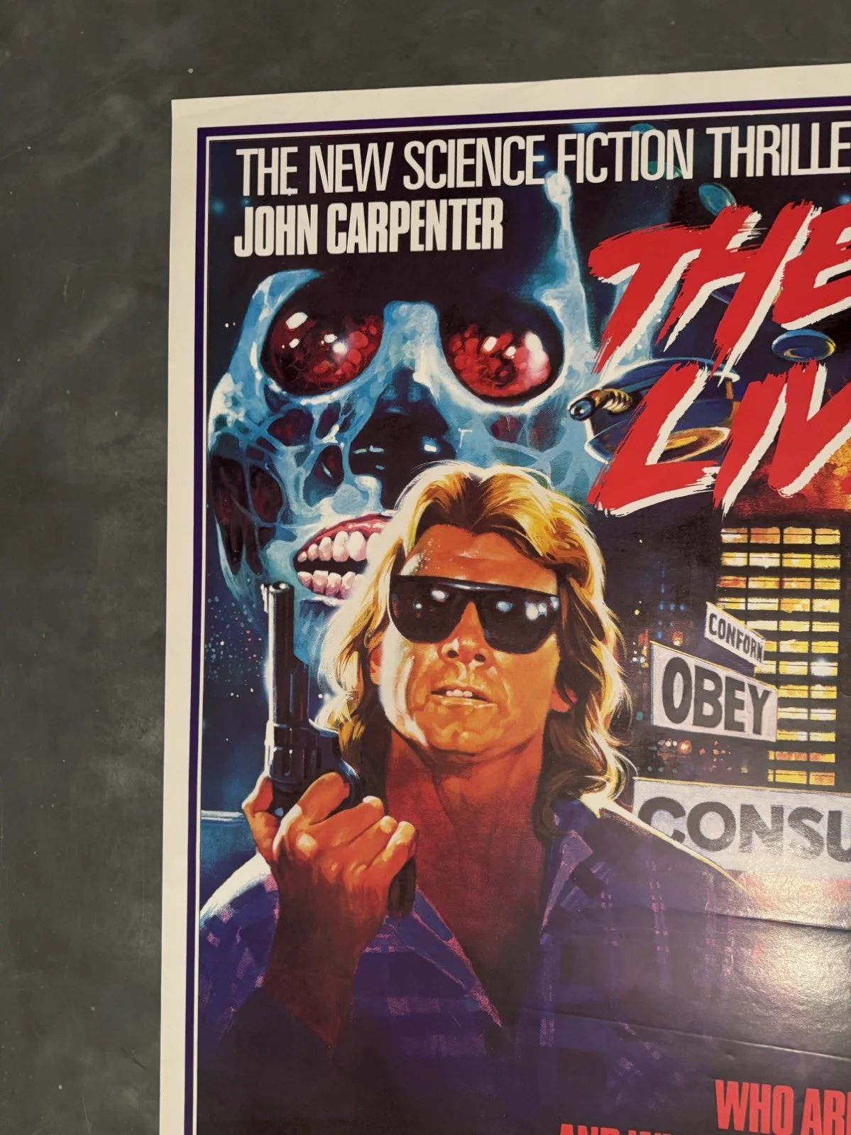 They Live Original Video Shop VHS Poster 1988 Extremely Rare, изображение 5