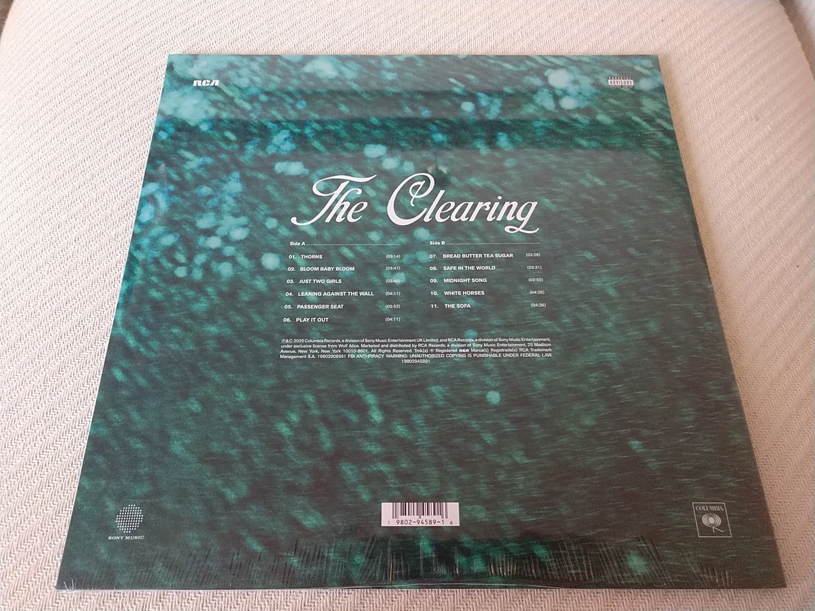Wolf Alice The Clearing Signed LP 2025 Alternate Cover, image 2