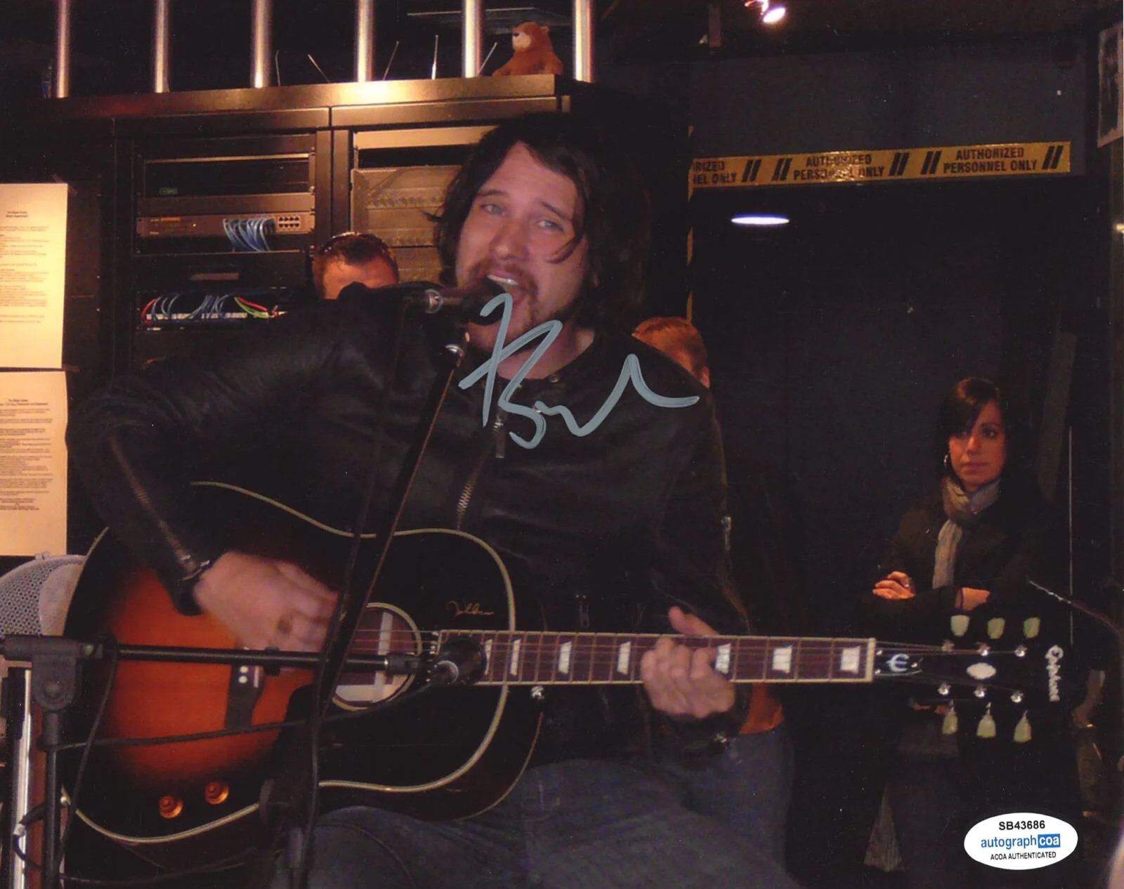 BRIAN AUBERT — Brian Aubert signed "SILVERSUN PICKUPS" 8x10 Photo a PROOF Panic Switch ACOA COA, image 3