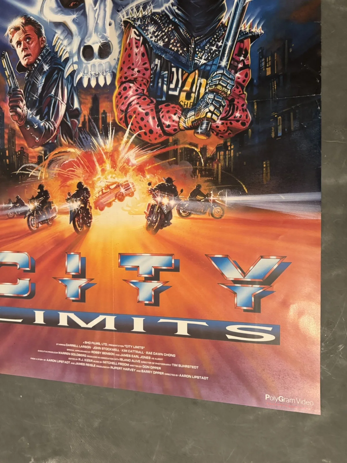 City Limits Original Video Shop VHS Poster 1984, image 2