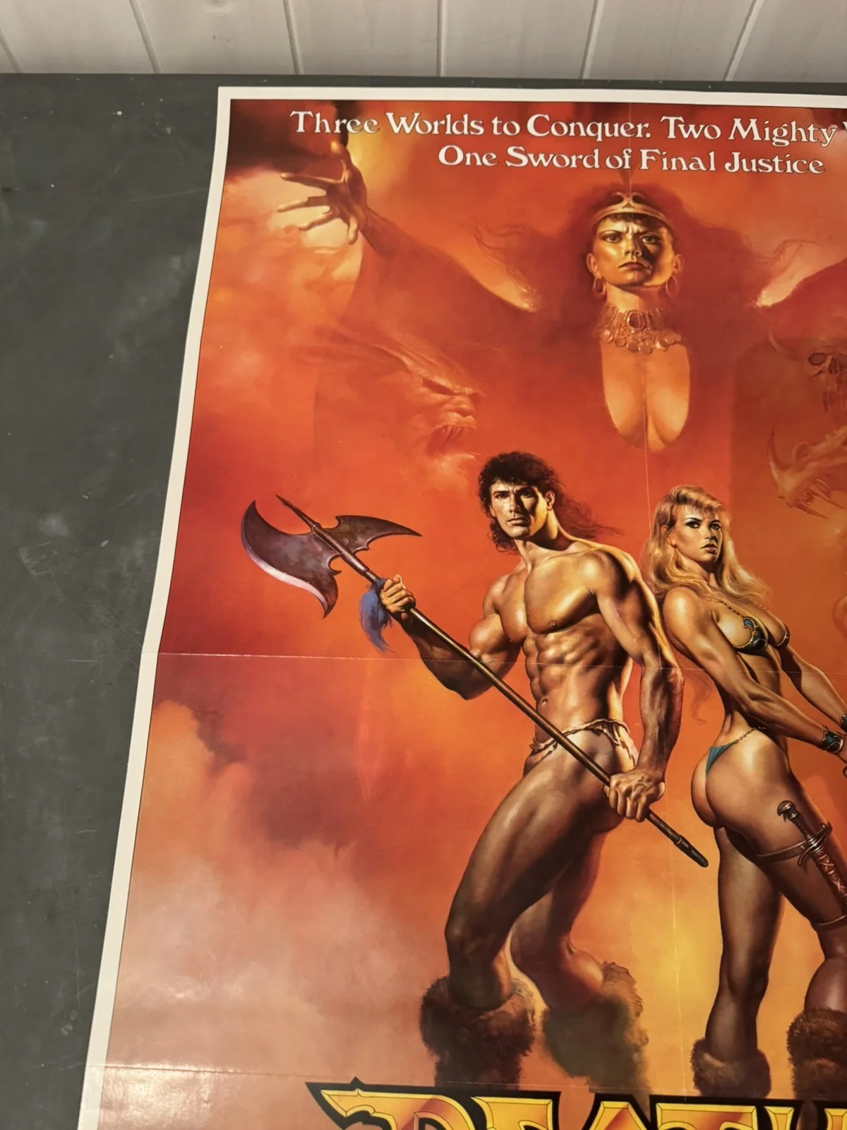 Death Stalker 2 Original Video Shop VHS Poster 1987 Boris Vallejo, изображение 2