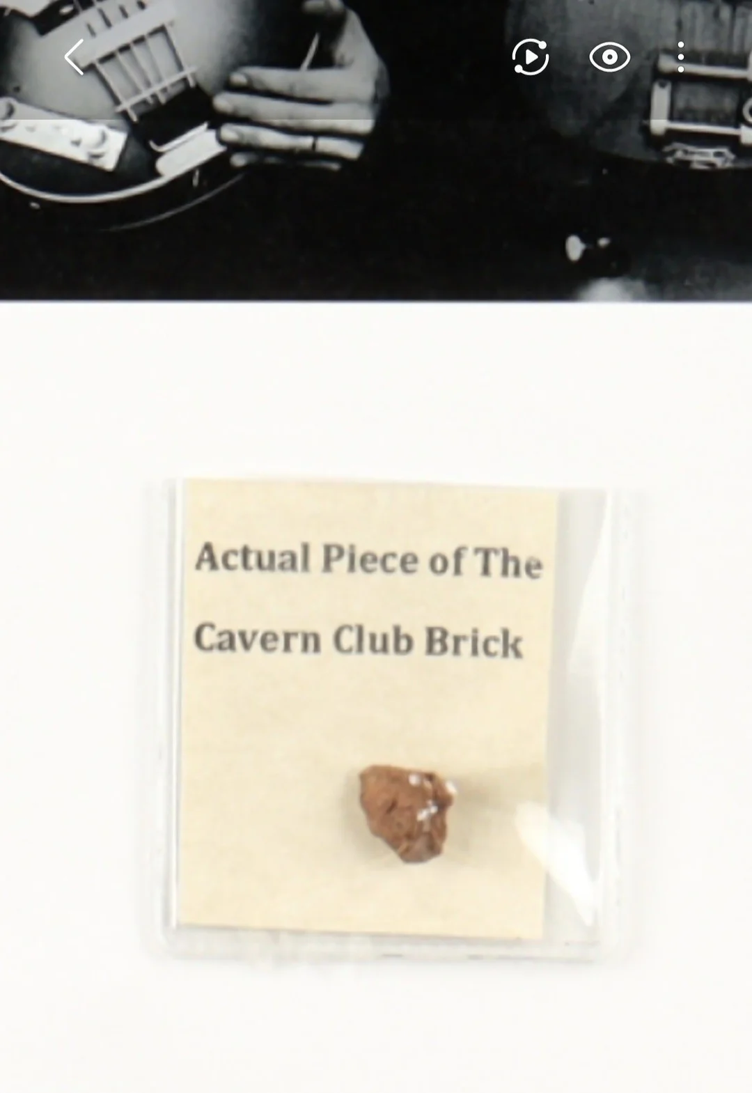 The Beatles' Pete Best Signed With Original Cavern Club Brick (JSA Witnessed), image 2