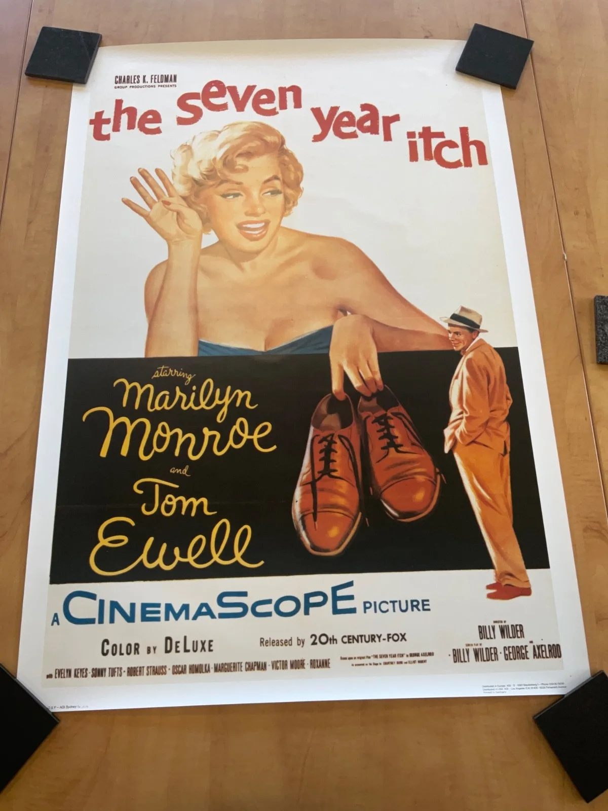 Marilyn Monroe The Seven Year Itch + James Dean Giant posters Hollywood greats, изображение 2