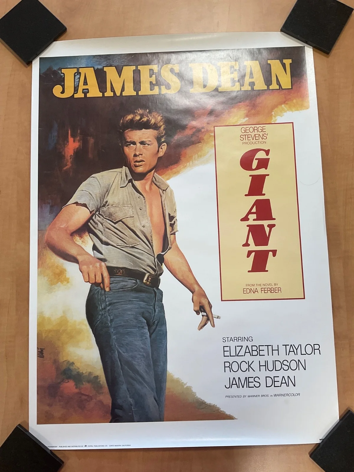 Marilyn Monroe The Seven Year Itch + James Dean Giant posters Hollywood greats, изображение 3