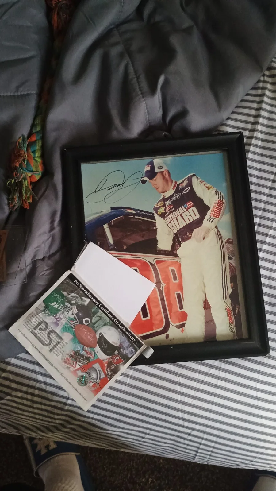 Dale Jrs Autograph With Certificate Of Authentication, image 2