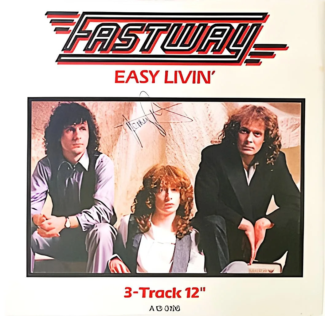 Jerry Shirley Fastway: Easy Livin autographed 12" Vinyl Record Album W/COA, изображение 2