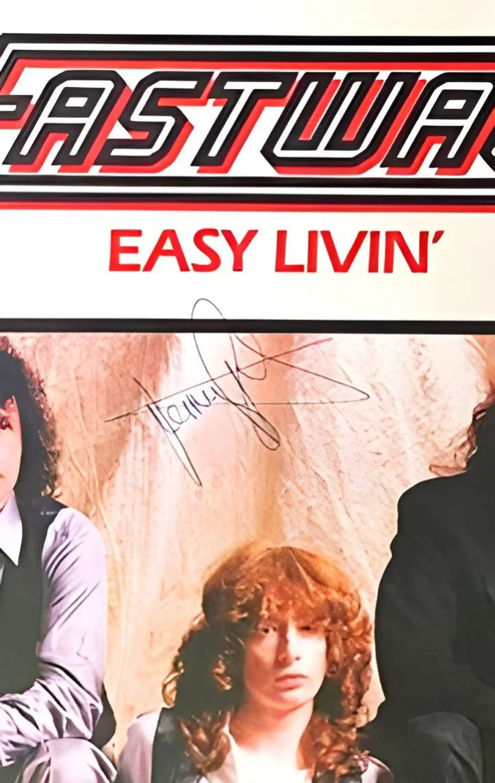 Jerry Shirley Fastway: Easy Livin autographed 12" Vinyl Record Album W/COA, изображение 3