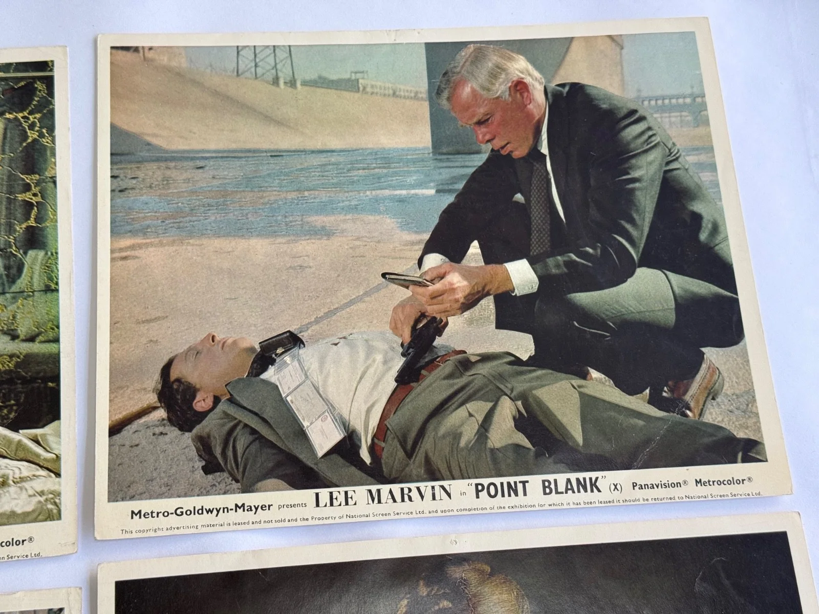 Set of 6 UK POINT BLANK FOH Lobby Cards 1967 Lee Marvin John Boorman, изображение 3