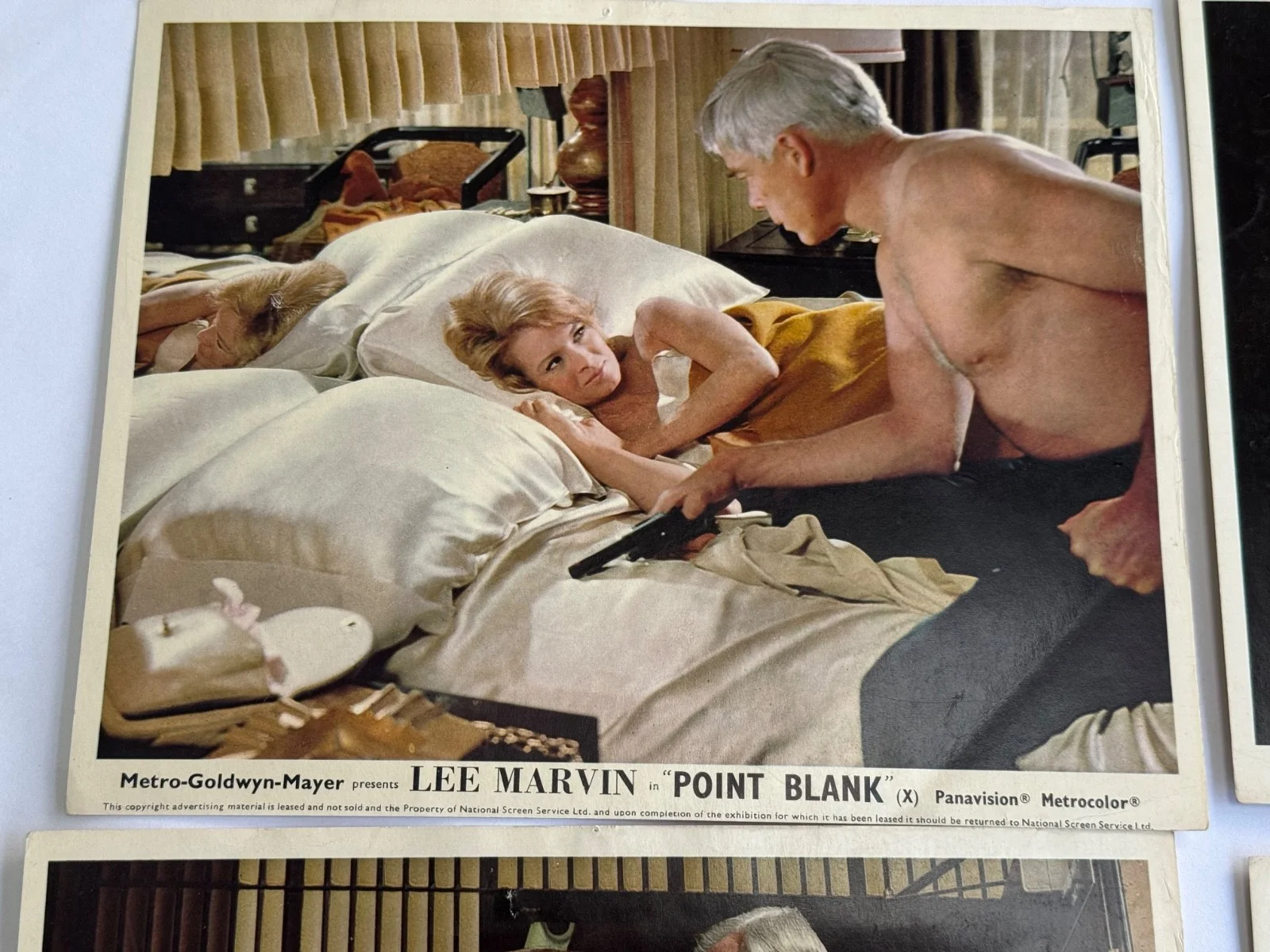 Set of 6 UK POINT BLANK FOH Lobby Cards 1967 Lee Marvin John Boorman, изображение 4