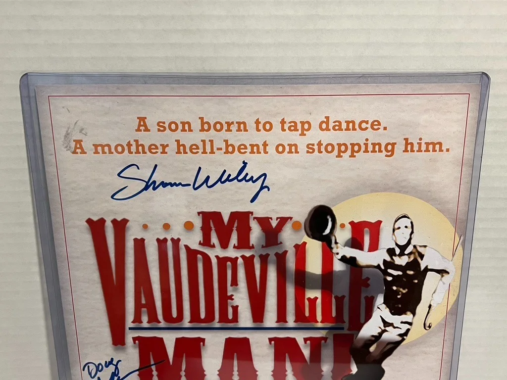 MY VAUDEVILLE MAN! Cast HAND SIGNED 11x17 Window Card Poster, image 2