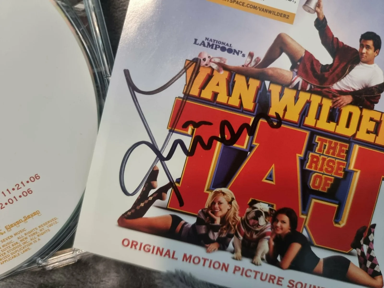 *SIGNED* 'Van Wilder: Rise of Taj' - Marion Raven [OST PROMO CD] (2006), изображение 2