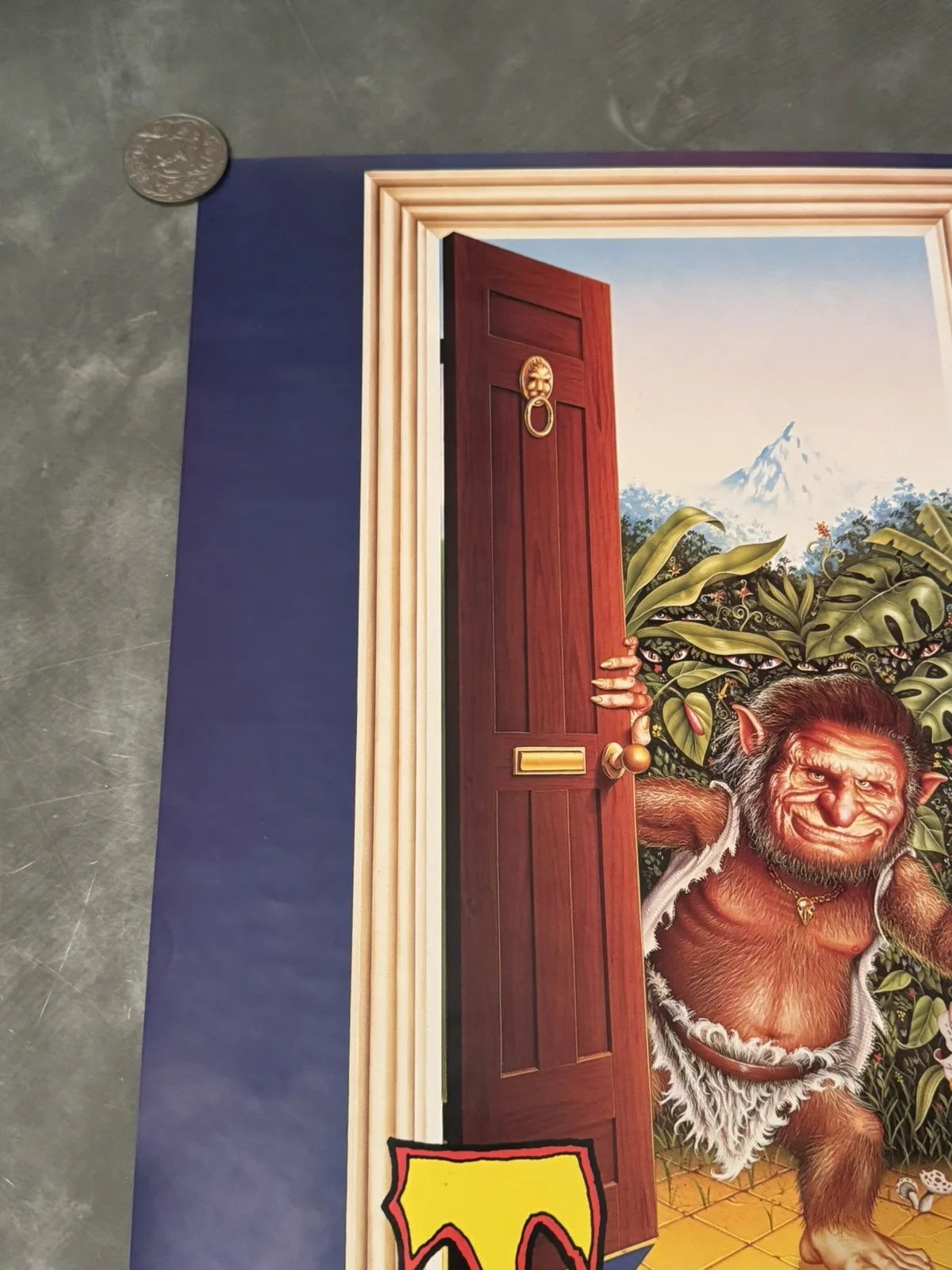 Troll Rolled Video Shop Poster 1986 Extremely Rare, image 4