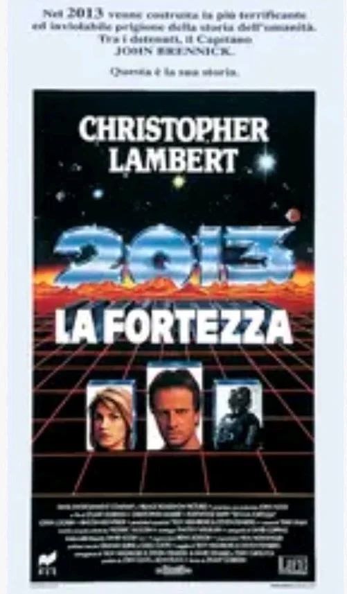 2013 La Fortezza Italian Original Movie Poster Cinema 1992 Rolled 34"cm 70"cm, изображение 2