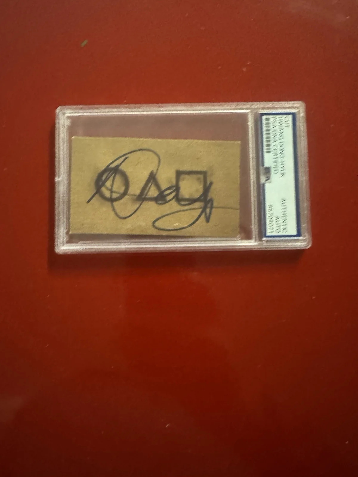 Hwang Dong-Hyuk Signed Invitation Card Squid Game Director PSA DNA SLAB, изображение 2