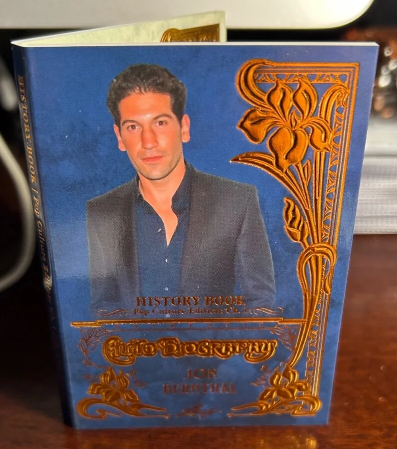 Jon Bernthal Autograph Booklet 22/25 Leaf History Book Pop Culture Auto RARE, image 3