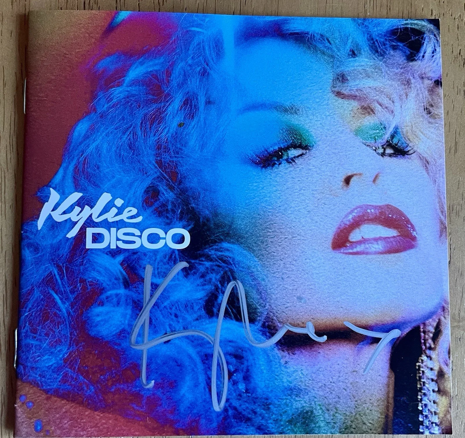 KYLIE MINOGUE Autographed CD Booklet with sealed “Disco” CD NEW, image 2