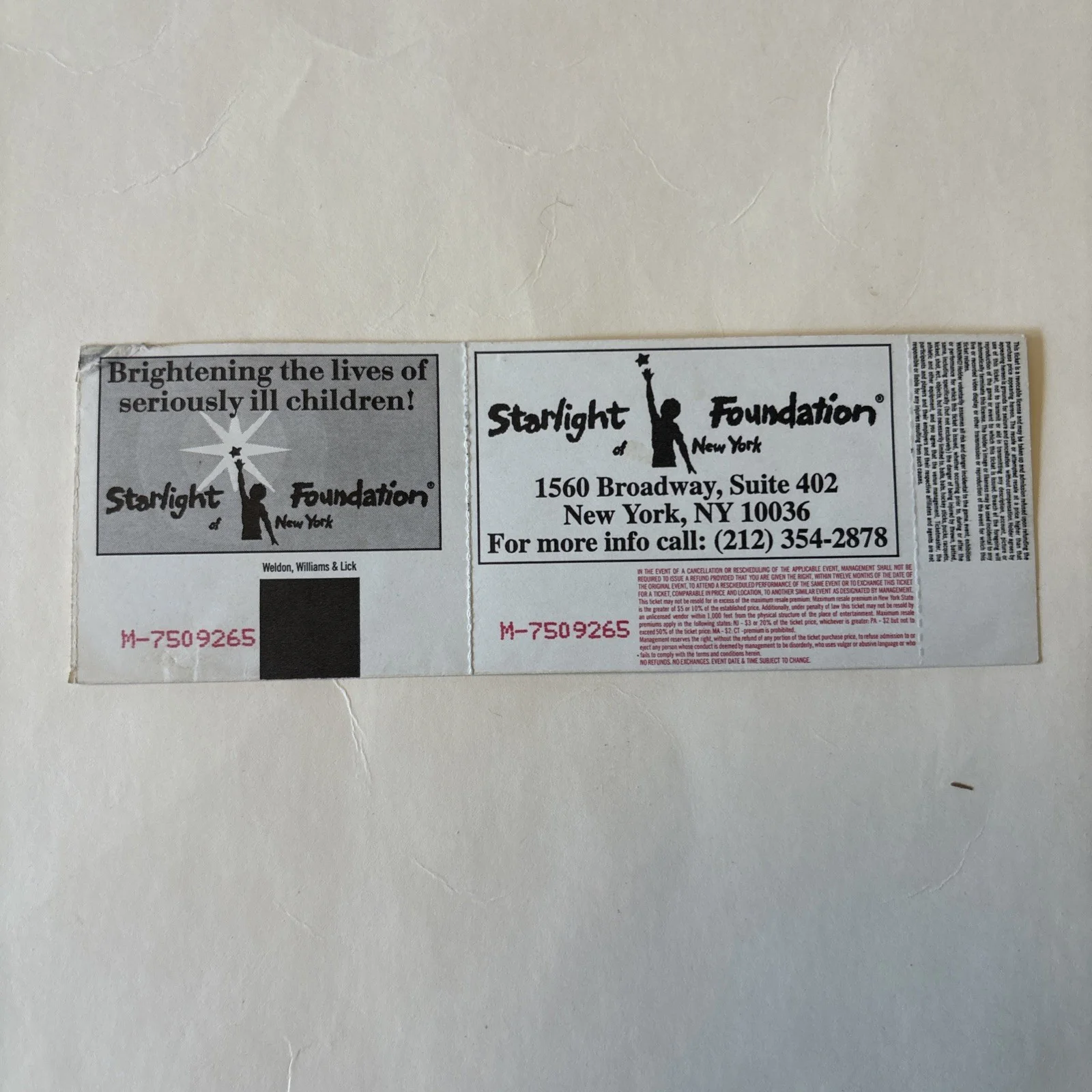 Karl Walinger Signed ticket 10000 Maniacs and World Party June 30 1993 Civic Ctr, image 2